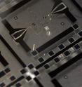 A close-up of one of the circuits used in the quantum mechanics experiment.