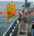 Once launched, the Woods Hole Oceanographic Institution's Sentry operates without being tethered to the ship. It is preprogrammed for the areas it is to map but can operate independently to navigate around cliffs, basins and other terrain it encounters.