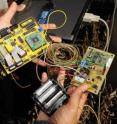 Wireless soil sensors will be tested in an Iowa State research field later this fall.