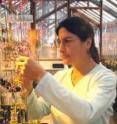 Scientist Susan Mazer in a UCSB greenhouse.