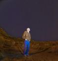 Sandia's Dick Spalding views the night sky.