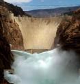 Scheduled deliveries of water from Lake Mead, created by Hoover Dam, could
be missed 60 to 90 percent of the time by midcentury if human-caused climate
change continues to make the region drier.