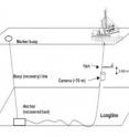 This is a schematic diagram of the whale camera deployment from a fishing vessel off Sitka, Alaska.