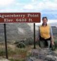 This is Robin Nagy on a UCSB geology field trip to Death Valley.