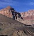 This is an exposure of the Chuar Group in Carbon Canyon, Grand Canyon.