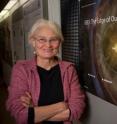 Priscilla Frisch, Senior Scientist in Astronomy & Astrophysics, and member of the science team, Interstellar Boundary Explorer. Collaborating with former UChicago astronomer Thomas F. Adams, she made the first spectrum of interstellar hydrogen inside the heliosphere using data from the Copernicus satellite in 1975. Hydrogen and helium gas dominate interstellar space beyond the heliosphere. The spectrum showed that the hydrogen had the velocity expected of interstellar gas, proving its origin.