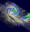 The Tropical Rainfall Measuring Mission satellite passed over Anja on November 15 at 0904 UTC. Anja had a well defined eye and was increasing in strength from a category 2 to 3 tropical cyclone.