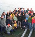 NRL Chief Scientist, Richard Coffin (Marine Biogeochemistry) and Co-Chief Scientists Warren Wood (NRL Geology and Geophysics) with Jens Greinert (The Royal Netherlands Institute for Sea Research) and Kelly Rose (Department of Energy-National Energy Technology Laboratory), led a team of 32 university and government scientists from the United States, Netherlands, Belgium and Germany. Other NRL scientists included Leila Hamdan and Joseph Smith, Allen Reed, Rebecca Plummer and Curt Millholland (Science Applications International Corporation).