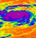 NASA's Aqua satellite captured a clear eye and cold, powerful thunderstorm cloud tops (colder than -63F) in Nida in this infrared image Nov. 25 at 0347 UTC. Nida is a Category 5 storm with sustained winds near 172 mph.