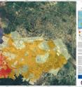 This is a damage evaluation map based on satellite data over the Port-au-Prince area of Haiti, following a 7.0 magnitude earthquake and several aftershocks that hit the Caribbean nation on 12 January. Map based on data from CNES's SPOT-5, JAXA's ALOS and the US-based GeoEye-1 satellites; this was processed by SERTIT.