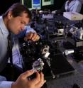 Kirill Larin, an assistant professor of biomedical engineering at UH, works in his lab documenting the formation of the mammalian heart through a high-resolution, noninvasive imaging device, providing perhaps the best live imagery taken of the vital organ.