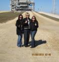 At 3:21 a.m. PDT on April 5, Biodesign's Cheryl Nickerson (center) and her team, including post-doctoral researchers Jennifer Barrila (right) and Shameema Sarker (left) will see their latest experiment launched into low earth orbit aboard the space shuttle Discovery on mission STS-131.