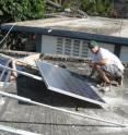 Students at Rensselaer Polytechnic Institute designed, built, and installed a 2.4-kilowatt solar power system on the roof of a school Lascahobas, Haiti. The system is robust enough to power 10 tablet laptop computers donated by Rensselaer, plus additional laptops the school and other nearby schools received from the One Laptop Per Child program.