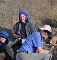From left to right: Jakob Vinther, Peter Van Roy and Derek Briggs uncovered the oldest yet discovered soft-bodied fossils from the Ordovician, a period of intense biodiversification, in southeastern Morocco.