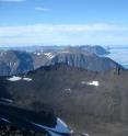 This is the view of the basalts along the northeastern coast of Baffin Island.