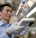 Chuan He, professor in chemistry at the University of Chicago, grows cancer cell lines in his laboratory to study DNA/RNA repair and modification and other important biological processes.