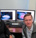 Supercomputer simulations conducted by Andrey Kravtsov (left) and Nick Gnedin successfully explain perplexing questions about galaxy evolution.