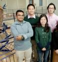 Illinois researchers developed a soft growth medium for stem cells that allows them to culture homogenious pluripotent colonies, without expensive growth factor chemicals. The team: front row from left, graduate students Farhan Chowdhury and Yanzhen Li and visiting scholar Tamaki Yokohama-Tamaki; back row from left, graduate student Yeh Chuin Poh; Tetsuya Tanaka, professor of animal sciences; and Ning Wang, professor of mechanical science and engineering.