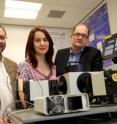 These are University of Strathclyde research team members  Professor David Birch, Mariana Amaro and Dr. Olaf Rolinski.