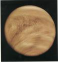 This is an ultraviolet image of Venus' clouds as seen by the Pioneer Venus Orbiter (Feb. 26, 1979).