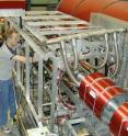 Physicists including Pieter Mumm (shown) used the emiT detector they built at NIST to investigate any potential statistical imbalance between the two natural types of neutron decay.