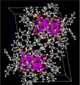 Pictured is the crystal structure of a pair of gold nanoparticles that exist in a right-handed (bottom) and left-handed (top) configuration. These nanoparticles hold great promise as a chiral catalyst -- a tool highly sought-after by the pharmaceutical industry.