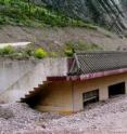 This is a buried house in Sichuan following a landslide.