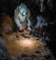 This is the Espeologos team during the descent into the cave.