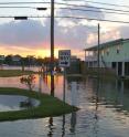 High-water associated with intra-seasonal variability affects Carolina Beach, North Carolina on June 22, 2009.