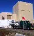 The LDCM spacecraft arrived at Vandenberg Air Force Base, Calif. at about 10:30 a.m. PST.