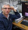 This shows Dr. Ido Braslavsky in his lab at the Hebrew University of Jerusalem.