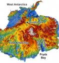 This 3-D reconstruction of the topography hidden under Antarctica's two-mile-thick coating of ice was made using data from radar surveys. Glaciers started carving Antarctica into the current mountain-and-fjord landscape 34 million years ago, according to new findings from University of Arizona geoscientist Stuart N. Thomson and his colleagues.