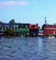 Downtown Annapolis, Md., was flooded during Hurricane Isabel in 2003. Higher sea levels will increase the extent and frequency of flooding from such storms.