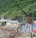 Typhoon Morakot, which struck in August 2009, was one of the most destructive storms ever to hit Taiwan, causing widespread damage and killing several hundred people. It dropped up to two meters of rain in just five days in the mountains and drastically altered the flow of water along the nearby continental shelf.