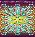 This shows 3D Metallic carbon with interlocking hexagons.
