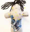 This is one of the actual voodoo dolls used in the study to measure participants’ anger with their spouses.