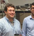 This shows University of Central Florida College of Optics and Photonics graduate students Matthew Mills and Ali Miri.