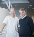 Professor Phil Hodgkin (R), Dr John Markham and colleagues from the institute have developed a new model of predicting how cells have divided over time.