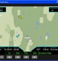 A modified screen display helps pilots of small aircraft identify which plane poses the greatest risk to their flight path.