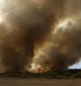 This prescribed burn in maritime chaparral at Vandenberg Air Force Base demonstrates that describing the burning vegetation is critical to reliably predicting the impact of wildland fire on greenhouse gas emissions and black carbon.