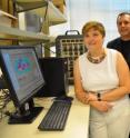 From left, Mihrimah Ozkan, Cengiz Ozkan and Zachary Favors in the Ozkan's lab.