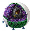 The new software can generate editable models of mid-size biological structures such as this one of HIV.