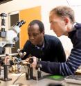 Boubacar Kante, an assistant professor in electrical and computer engineering at UC San Diego Jacobs School of Engineering, and his postdoctoral researcher Thomas Lepetit have demonstrated a new and more efficient way to trap light, using a phenomenon called bound states in the continuum that was first proposed in the early days of quantum wave mechanics.