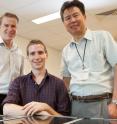 From left are: Griffith University's Associate Professor Rodney Stewart, researcher Mr. Chris Bennett and Professor Jun Wei Lu.