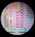 A silicon chip was used for the design of the gate sensor.