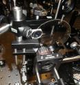 Researchers from Japan have developed a new high-speed camera technology, called STAMP, that can record events at a rate of more than 1-trillion-frames-per-second. The prototype camera is shown here in the lab.