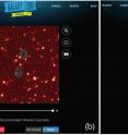 The Radio Galaxy Zoo interface illustrating the three steps required to make a classification.