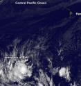 NOAA's GOES-West satellite captured this image of the remnants of Tropical Depression Pali in the North Central Pacific on Jan. 15 at 1200 UTC (7 a.m. EST).