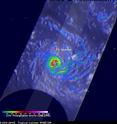 On Feb. 20, 2016 at 0941 UTC (4:41 a.m. EST), the GPM core satellite saw that Winston was dropping rain at a rate of over 169 mm (6.7 inches) per hour in the western side of the eye.