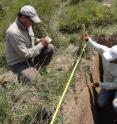 This photo shows professor Jos&eacute; Iriarte recording surales.